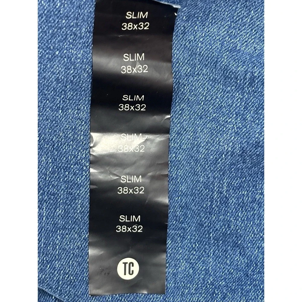 NEW True Classic Jeans Men's 38x32 Straight Leg Stretch Comfort Rayon Blend NWT